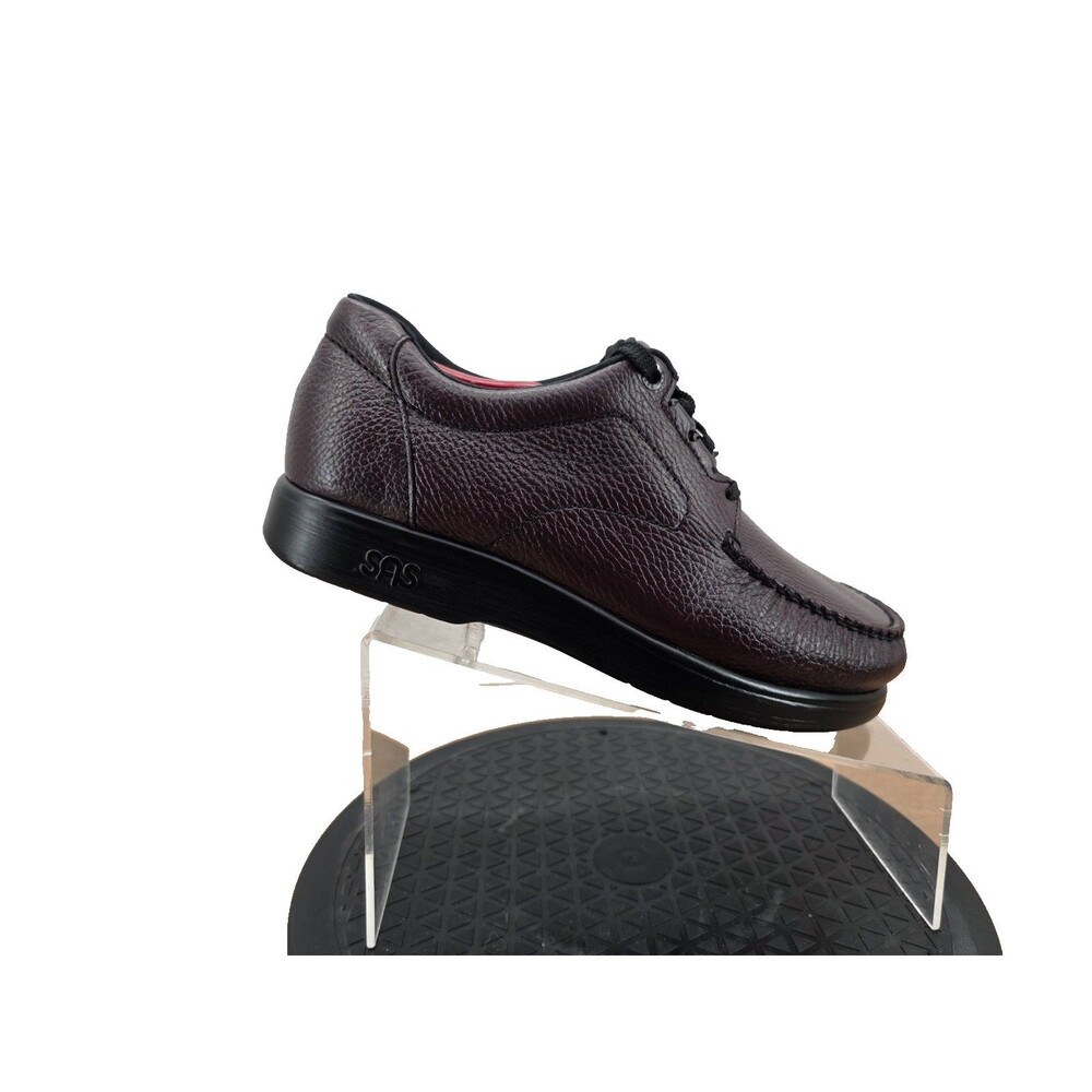 SAS Bout Time Walking Shoes Oxfords Sneakers Mens  Burgundy Leather Ortho Sz 9WW